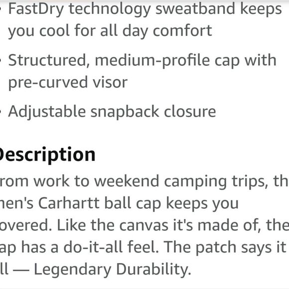 Carhartt Force Canvas Rugged Patch Cap - Picture 3 of 6